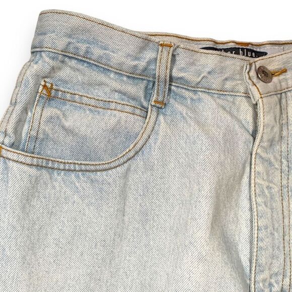 Vintage 90s Jeans Relaxed Fit Light Wash Denim High Waisted Mom 29 Inch Waist - Picture 5 of 10